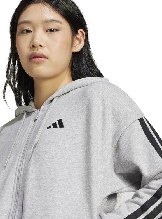 POLERÓN MANGA LARGA MUJER ADIDAS CROP ESSENTIALS 3 BANDAS - 4
