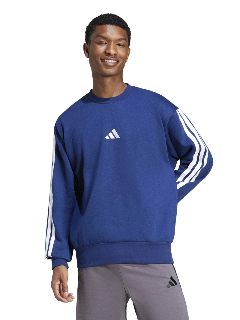 POLERÓN HOMBRE ADIDAS JE6307 AZUL MANGA LARGA FEELCOZY ESSENTIALS FLEECE - 2