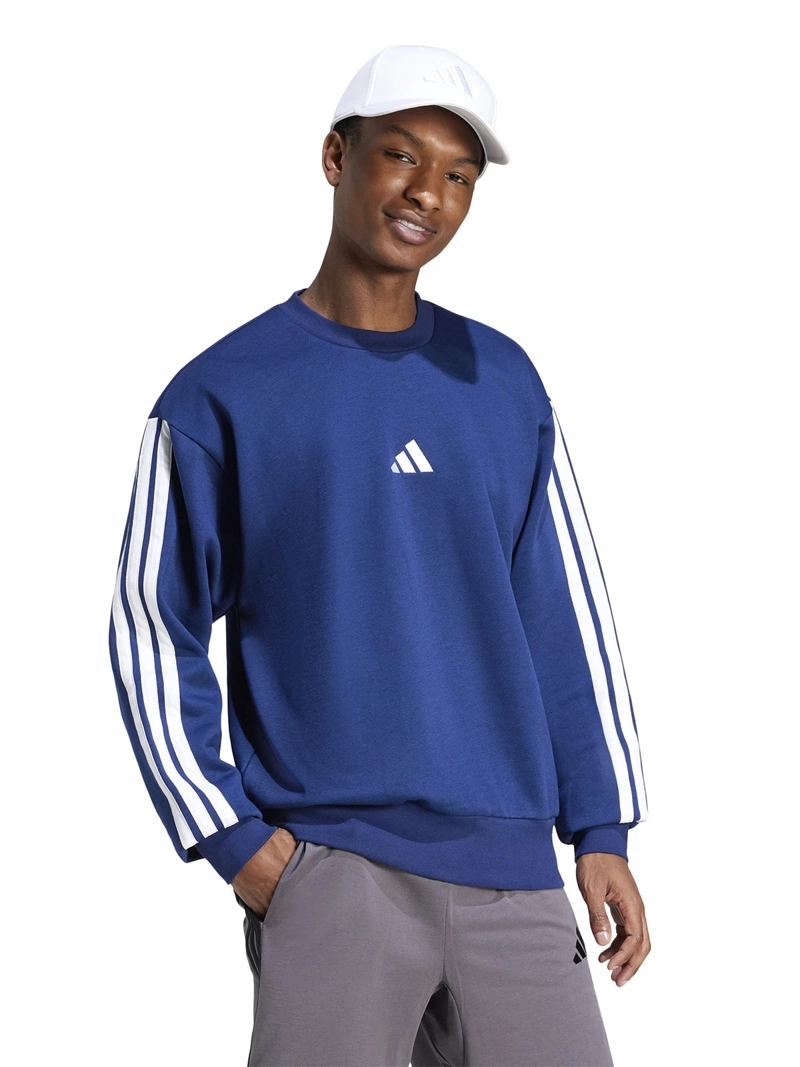 POLERÓN HOMBRE ADIDAS JE6307 AZUL MANGA LARGA FEELCOZY ESSENTIALS FLEECE - 6