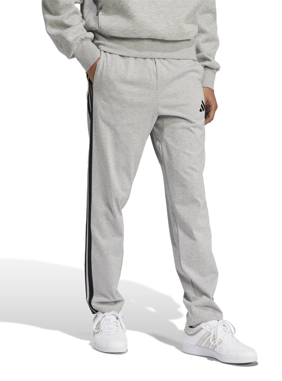 PANTALÓN DE BUZO HOMBRE ADIDAS JE6428 GRIS ESSENTIALS 3 BANDAS SINGLE JERSEY - 2