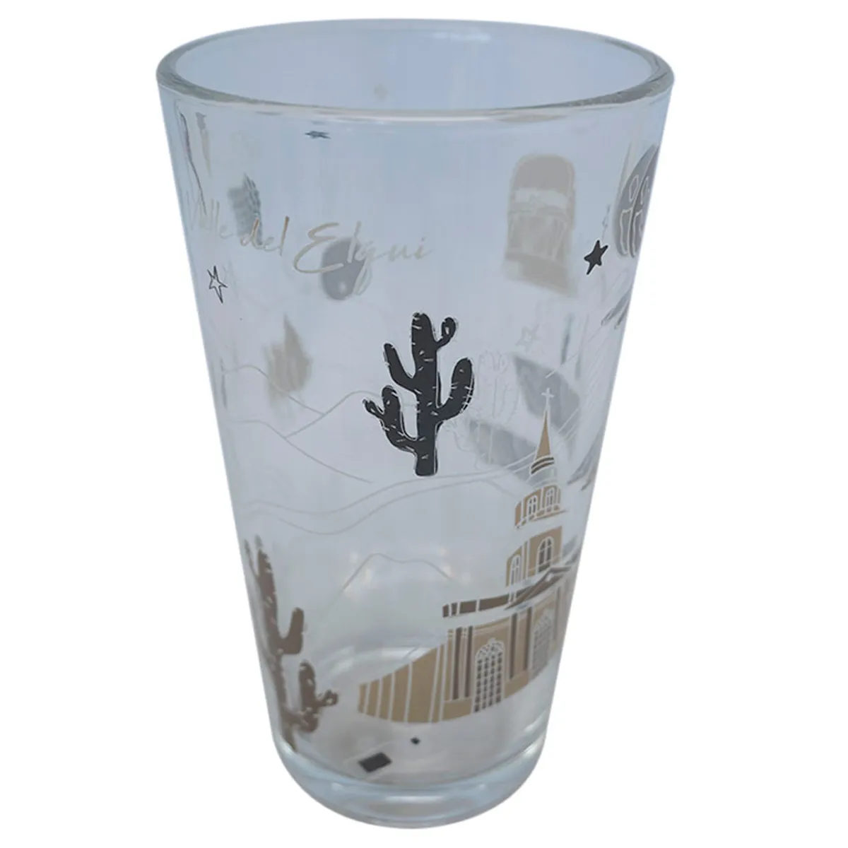 VASO GLASSO SET LARGO CIUDADES CHILE VIDRIO - 2