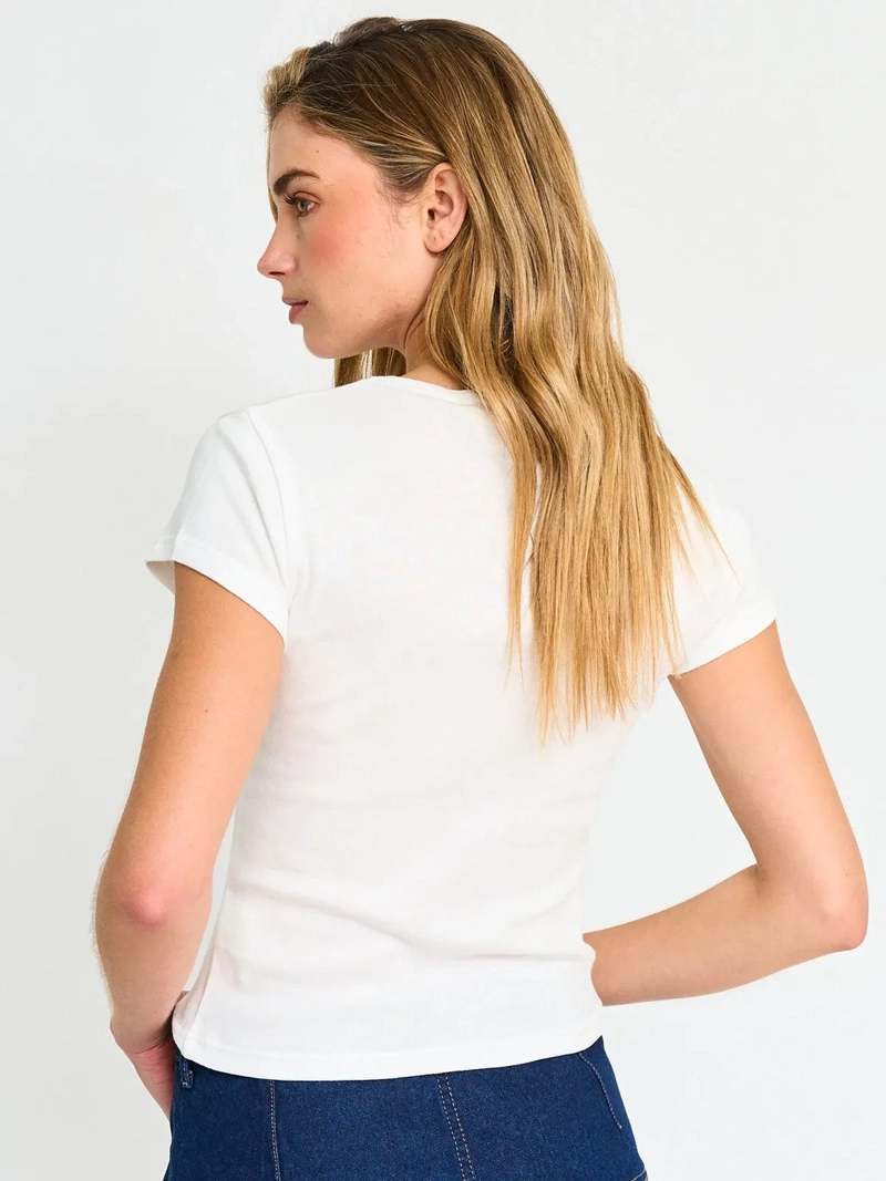 POLERA MUJER INDEX MARGA CORTA ALGODÓN - 2