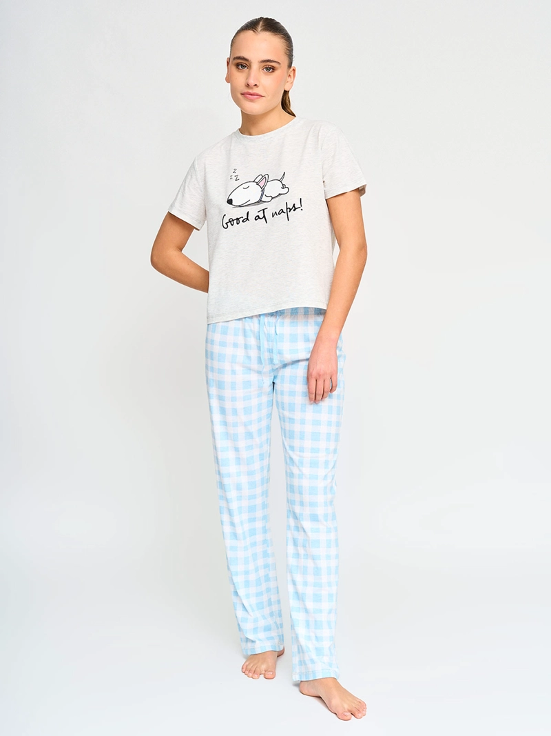 PANTALÓN MUJER INDEX ARMA TU PIJAMA RECTO - 4
