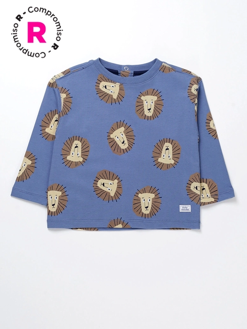POLERA MANGA LARGA ALGODÓN NIÑO BABY HARVEST ESTAMPADA - 1