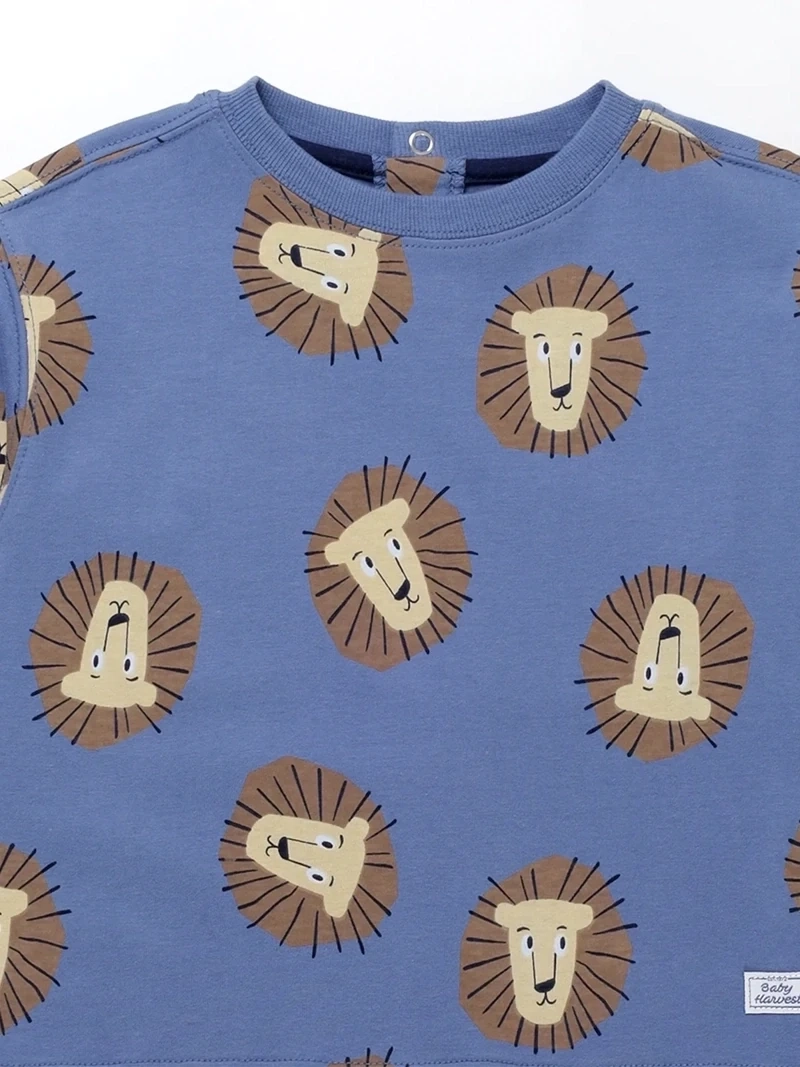 POLERA MANGA LARGA ALGODÓN NIÑO BABY HARVEST ESTAMPADA - 3