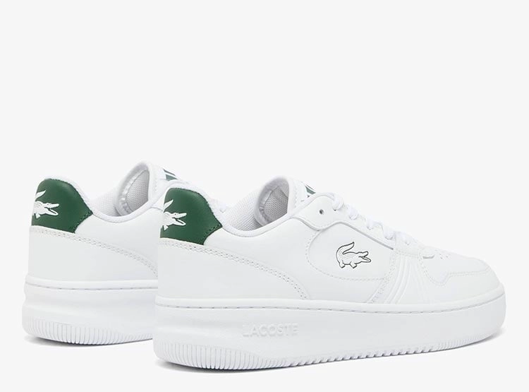 ZAPATILLAS MUJER LACOSTE URBANAS BLANCO L001 SET CUERO - 3