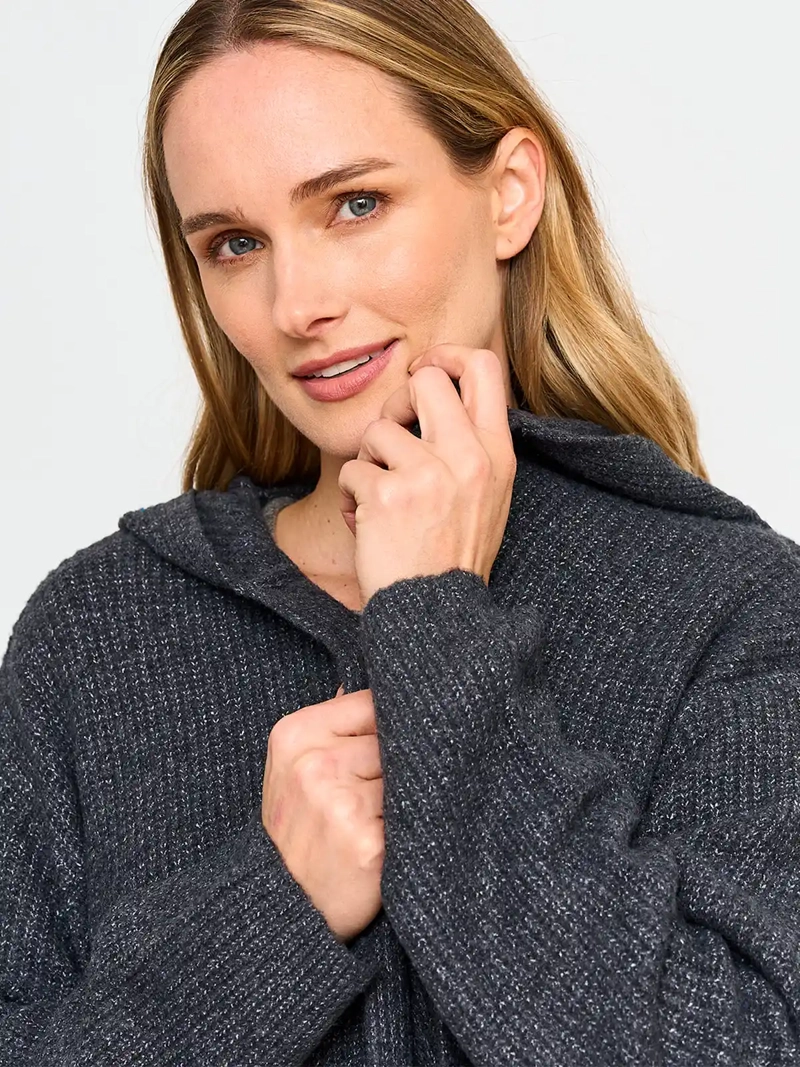 CARDIGAN MUJER AZIZ GORRO - 3
