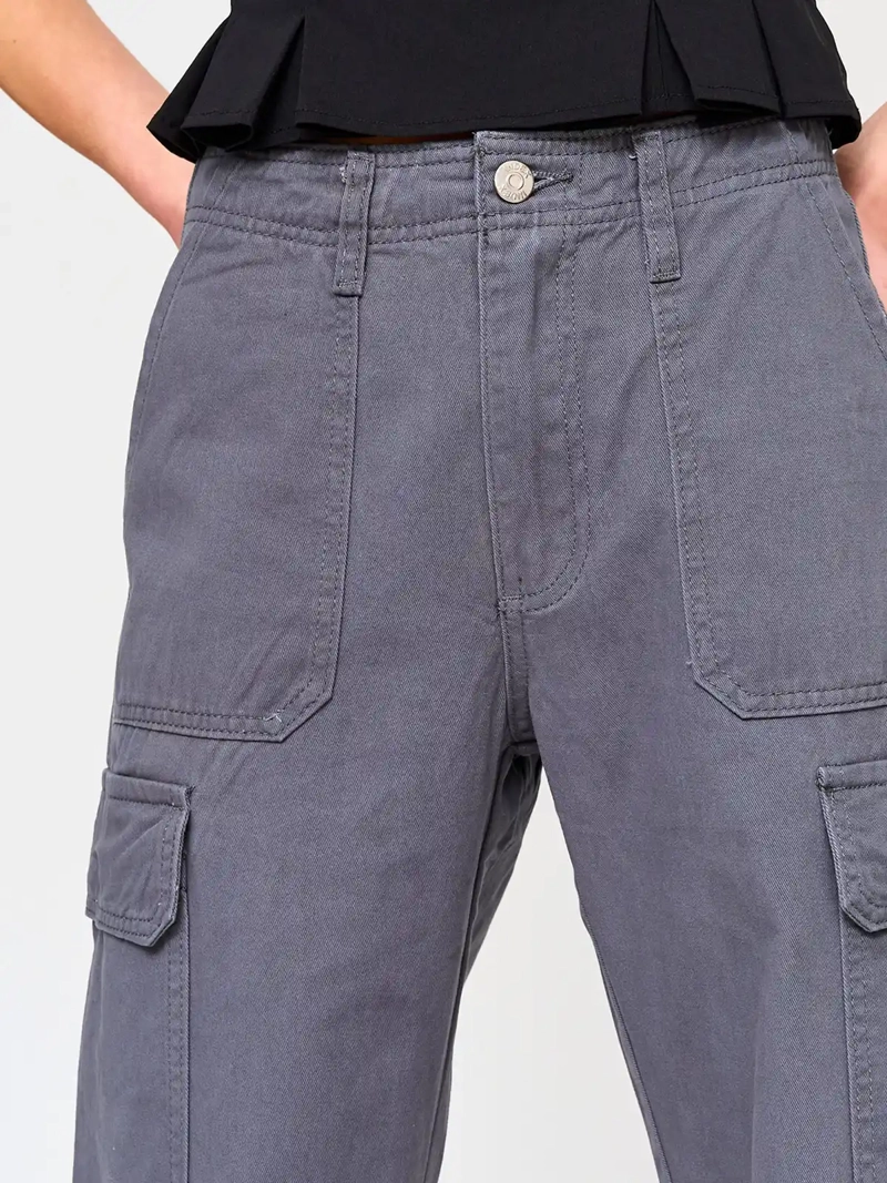 PANTALÓN MUJER INDEX CARGO ALGODÓN - 4