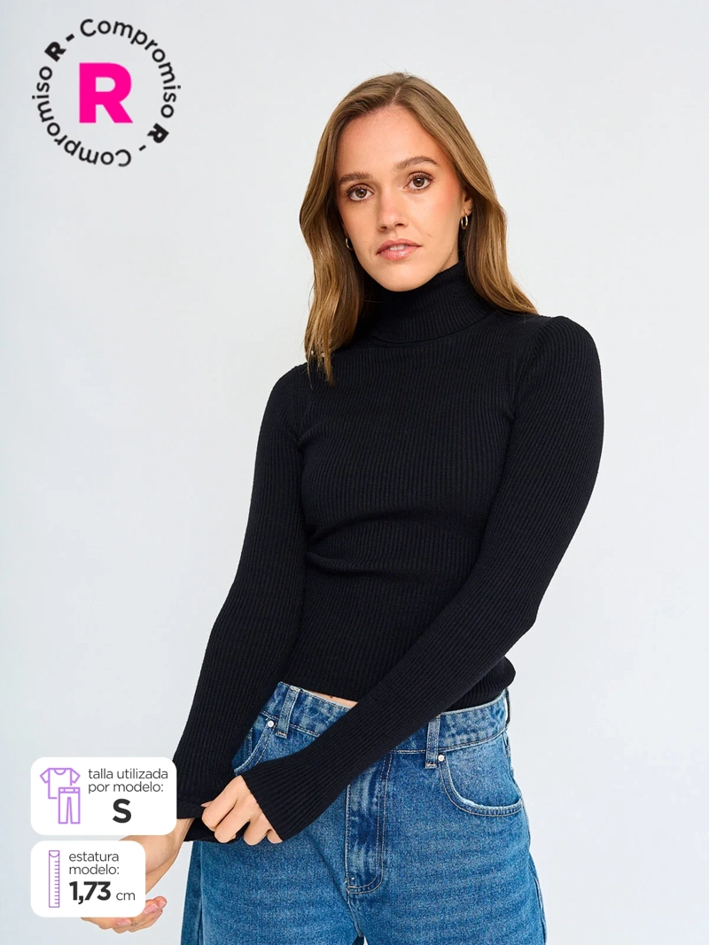 SWEATER MANGA LARGA MUJER INDEX BEATLE - 1