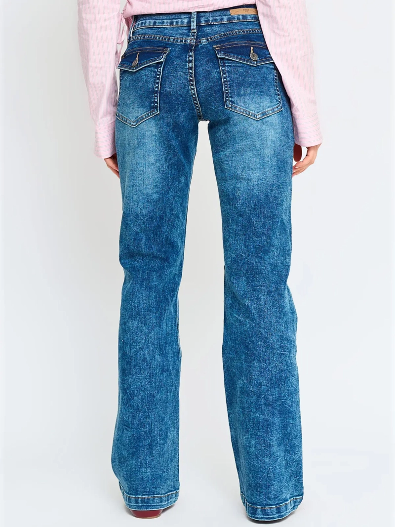 JEANS MUJER INDEX FLARE ALGODÓN  - 3
