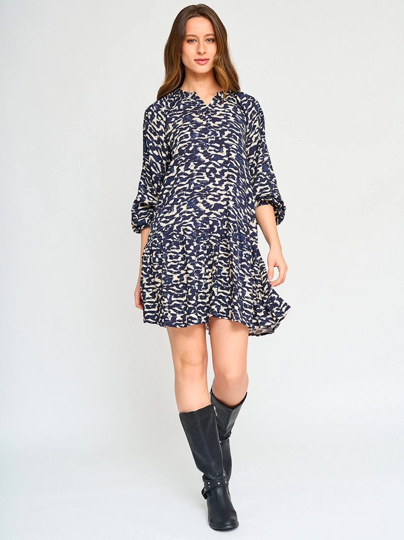 VESTIDO CORTO MUJER TATIENNE ESTAMPADO - 4