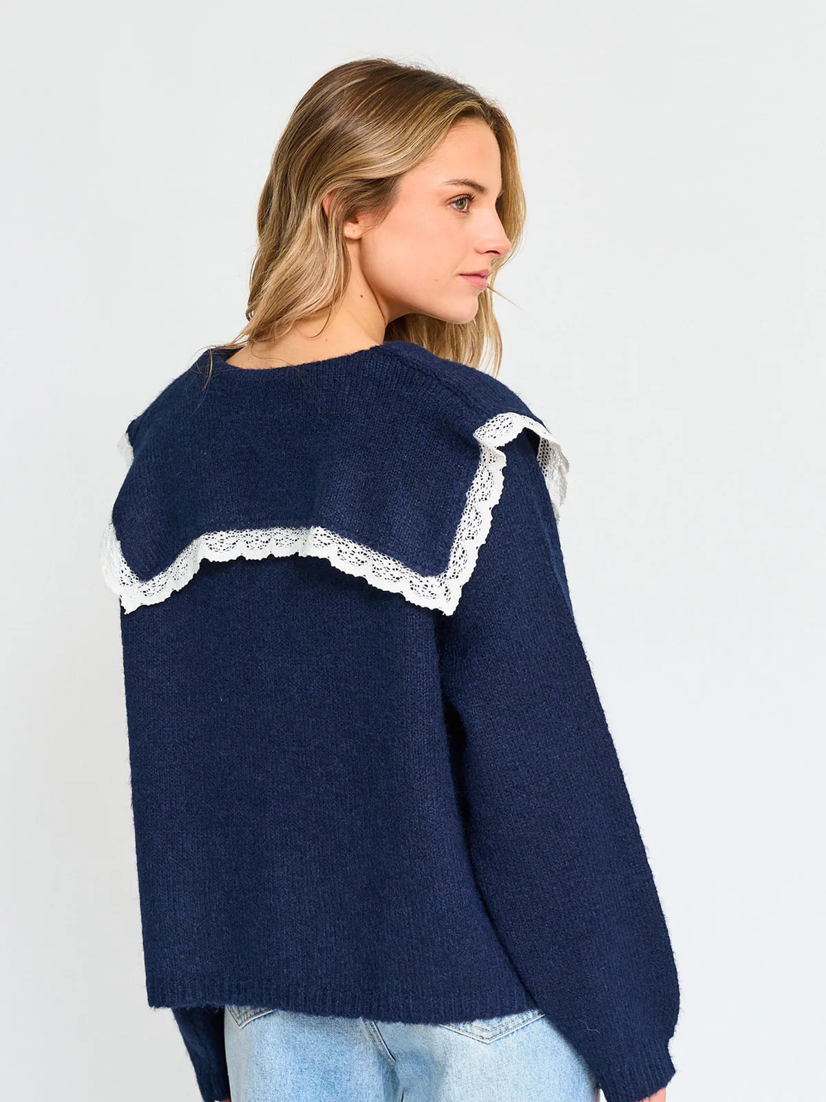 CARDIGAN MUJER INDEX CUELLO BOBO - 2