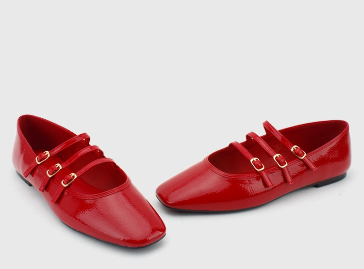 BALLERINAS MUJER INDEX ROJO ISHU - 2