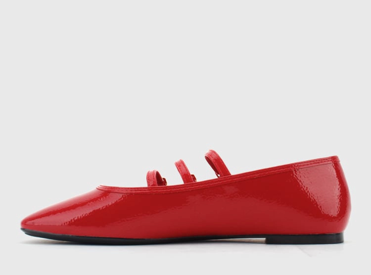 BALLERINAS MUJER INDEX ROJO ISHU - 3