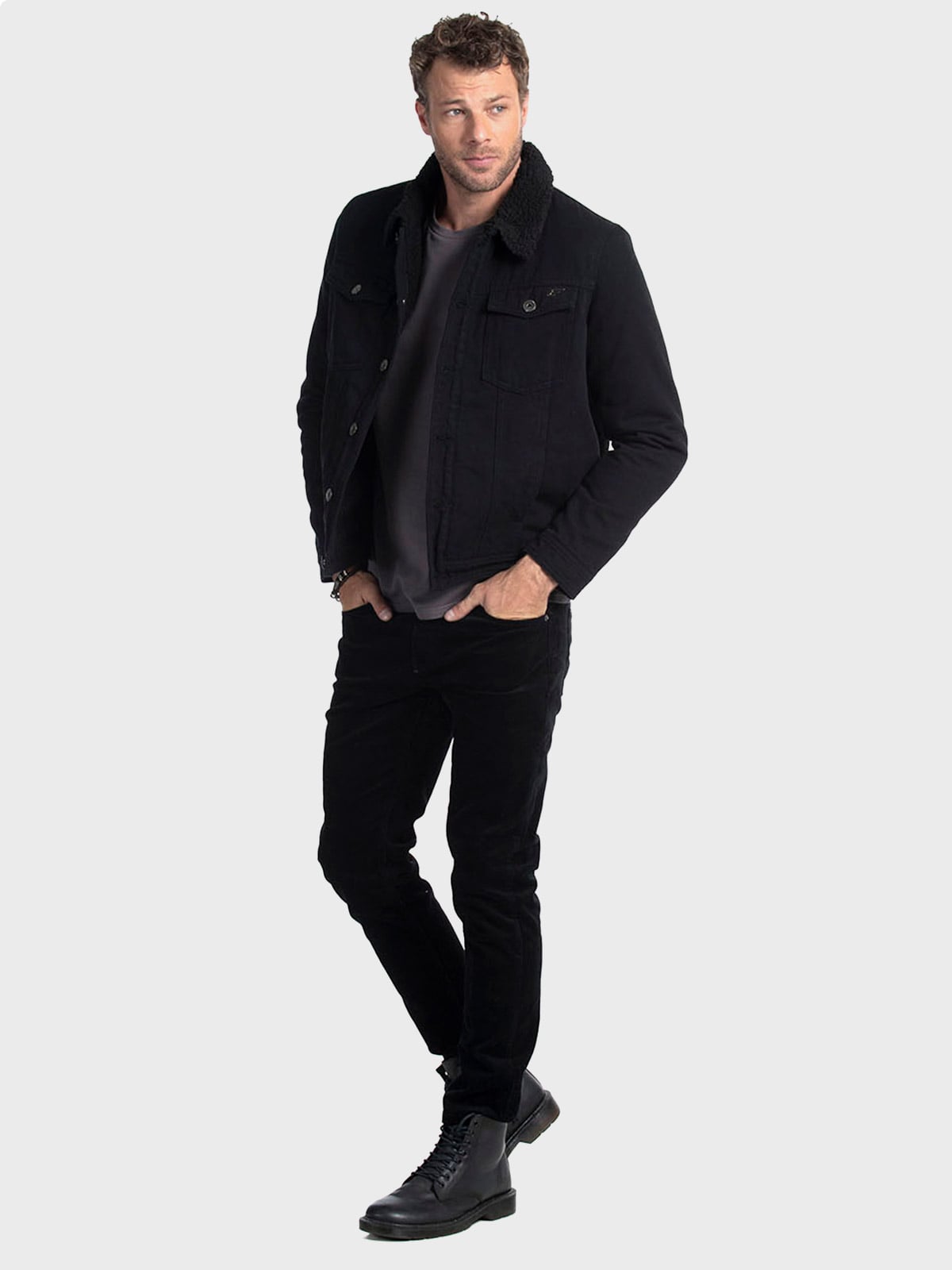 CASACA HOMBRE ELLUS NEGRO - 4