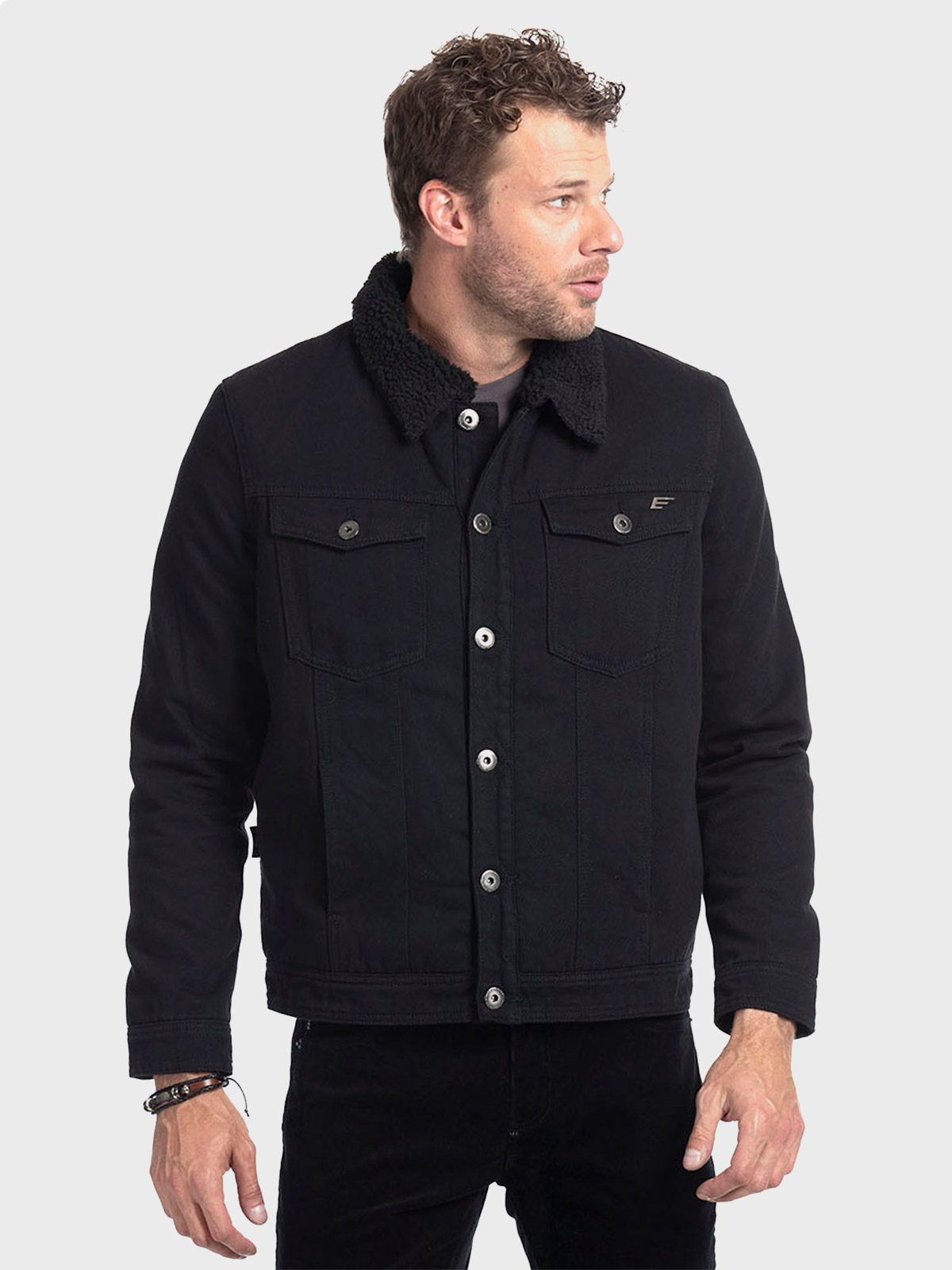 CASACA HOMBRE ELLUS NEGRO - 1