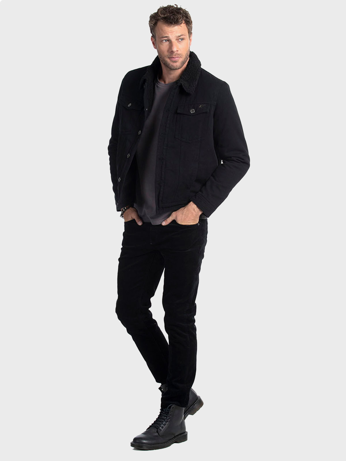 CASACA HOMBRE ELLUS NEGRO - 4