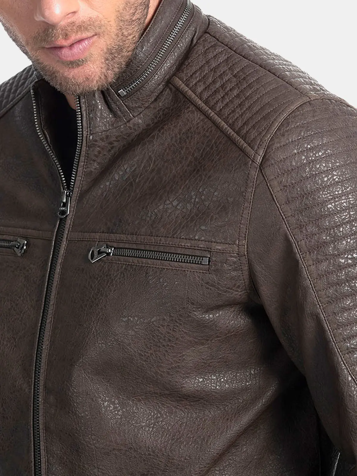 CHAQUETA HOMBRE ELLUS CAFE - 3