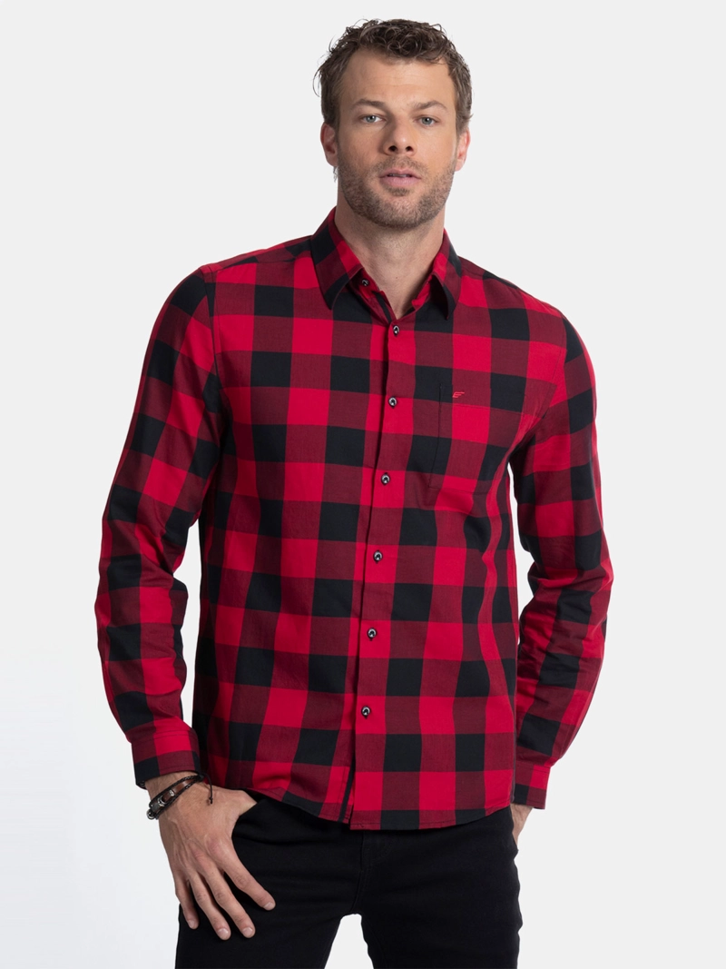 CAMISA HOMBRE ELLUS ALGODÓN MANGA LARGA - 1