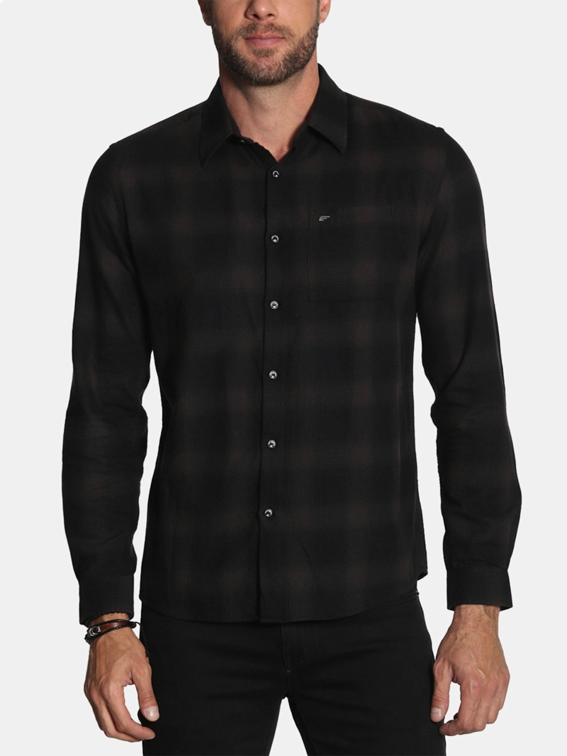 CAMISA HOMBRE ELLUS ALGODÓN MANGA LARGA - 1