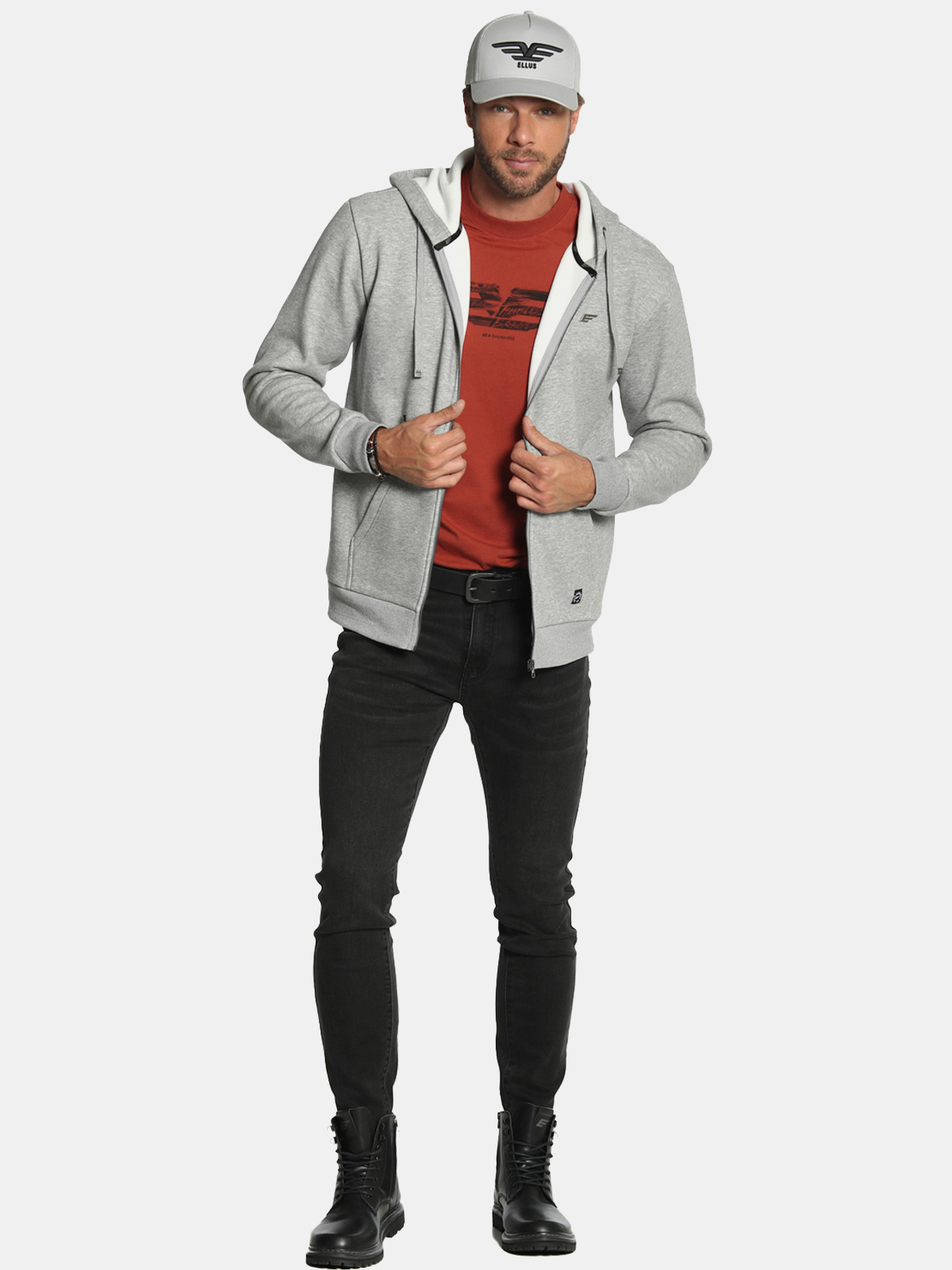POLERÓN HOMBRE ELLUS GRIS - 4