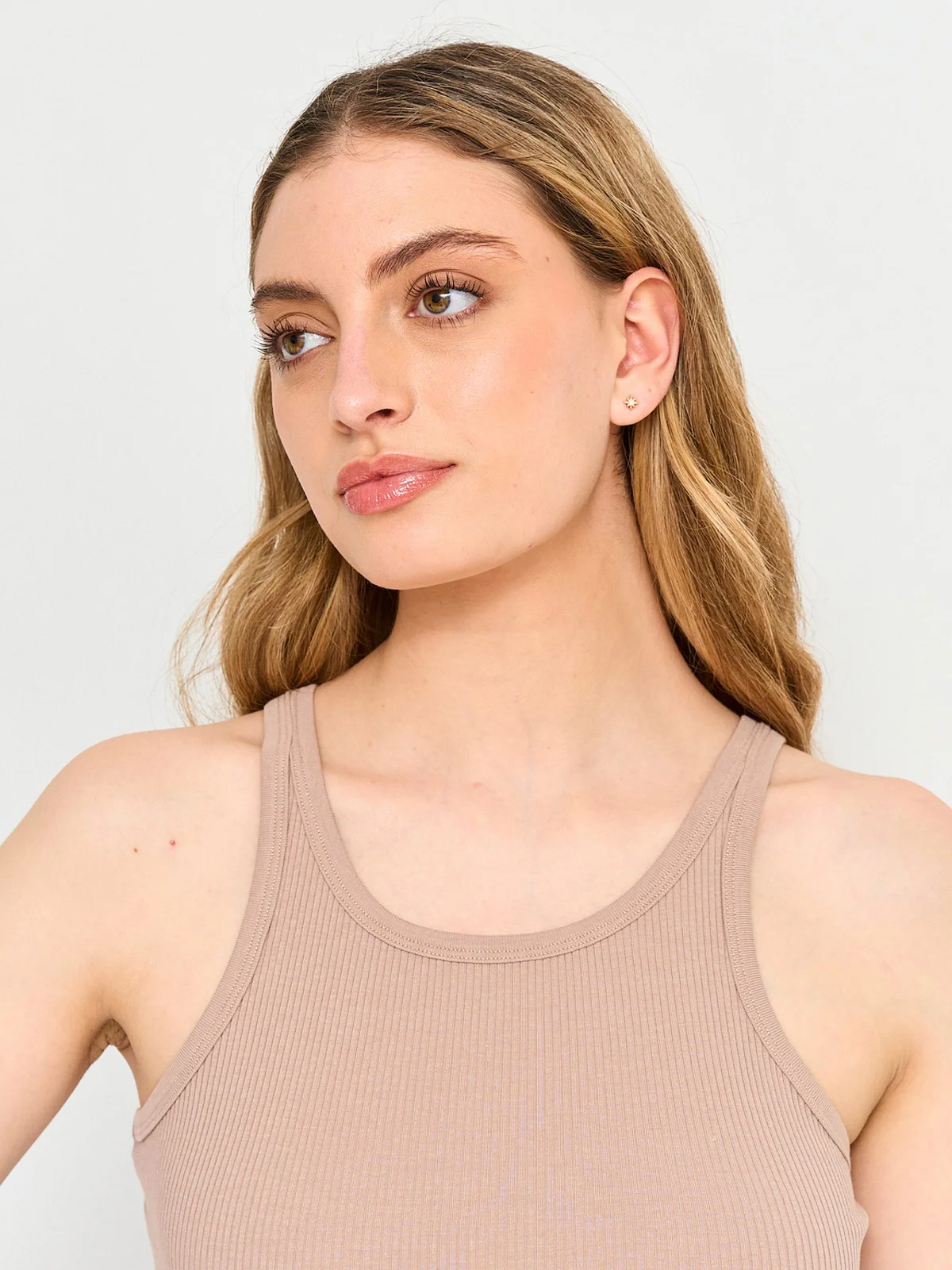 POLERA SIN MANGAS ALGODÓN MUJER INDEX BÁSICA - 3