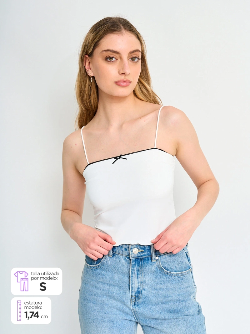 POLERA SIN MANGAS MUJER INDEX TIRITAS - 1