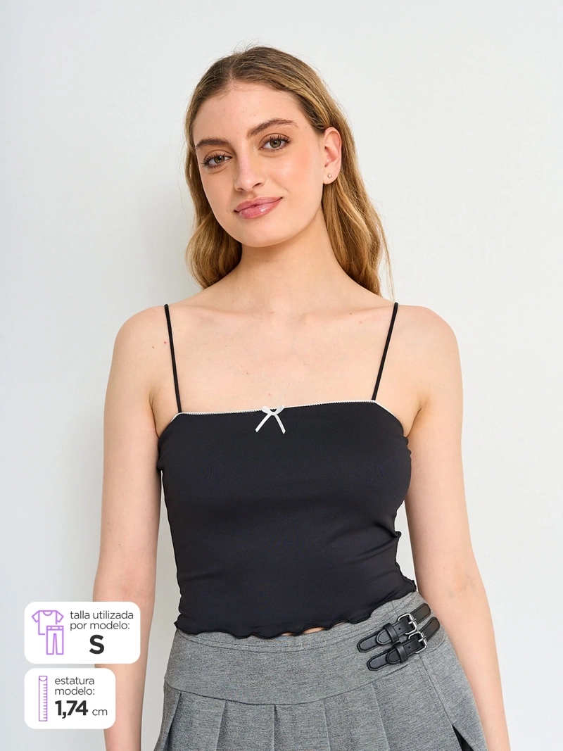 POLERA SIN MANGAS MUJER INDEX TIRITAS