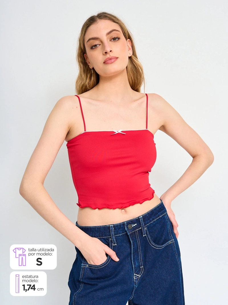 POLERA SIN MANGAS MUJER INDEX TIRITAS - 1