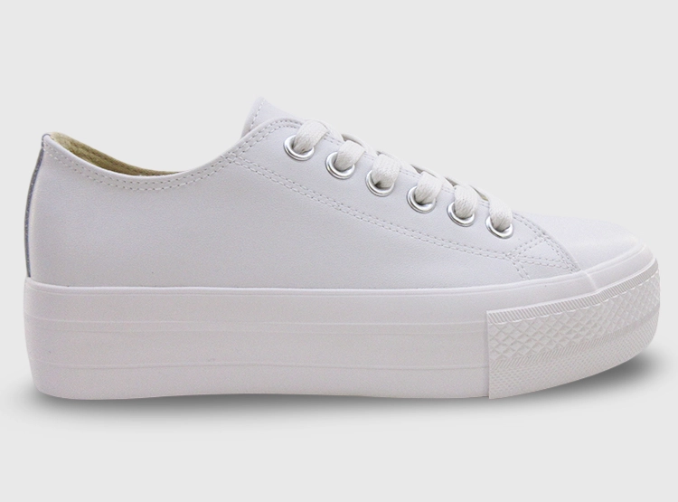 ZAPATILLAS MUJER BARBADOS CASUALES BIKA CUERO - 1