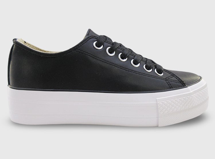 ZAPATILLAS MUJER BARBADOS CASUALES BIKA CUERO - 1