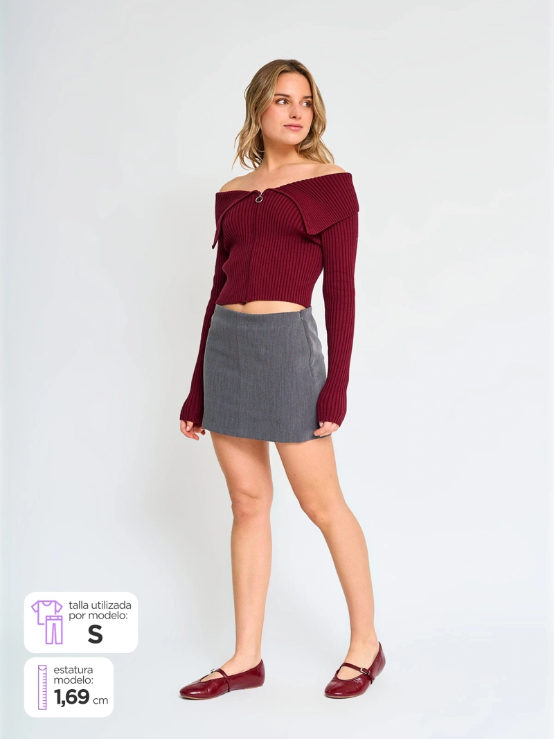 FALDA SHORT MUJER INDEX BÁSICA - 1