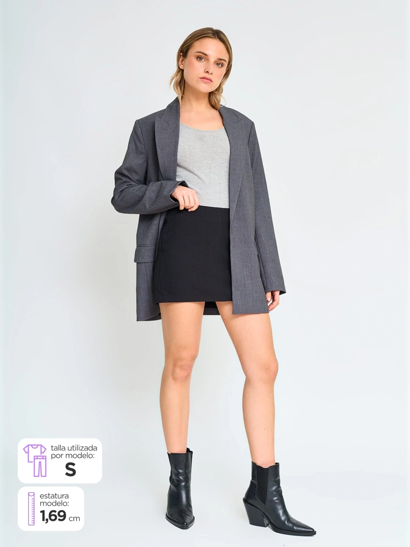 FALDA SHORT MUJER INDEX BÁSICA - 1