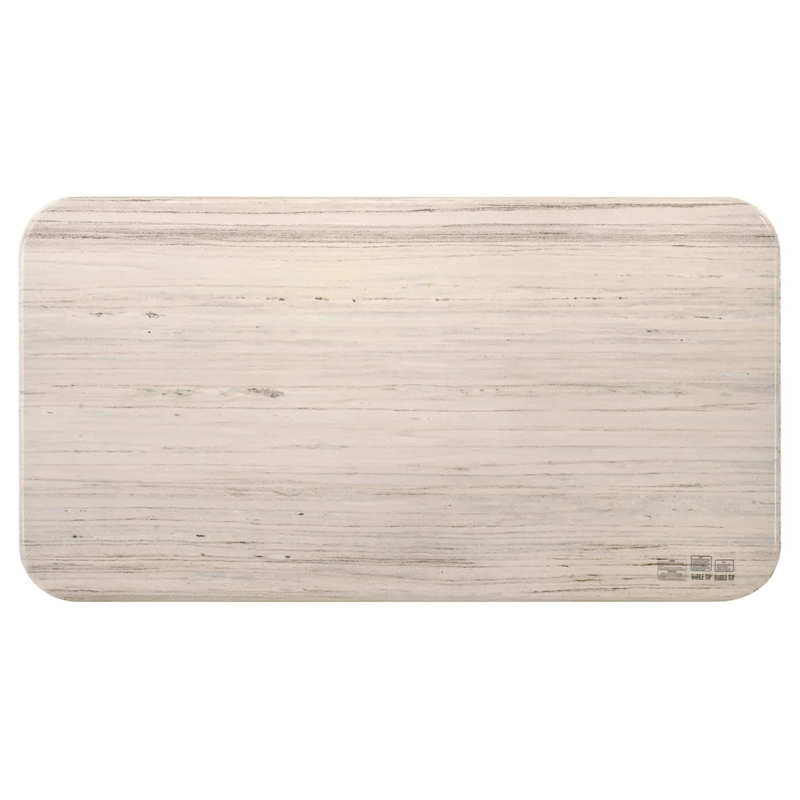 JUEGO DE COMEDOR MAISON LINETT CELINE 6 SILLAS MÁRMOL GENUINO GRIS - 7