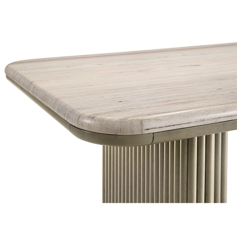 MESA DE CENTRO MAISON LINETT CELINE MÁRMOL GRIS - 4