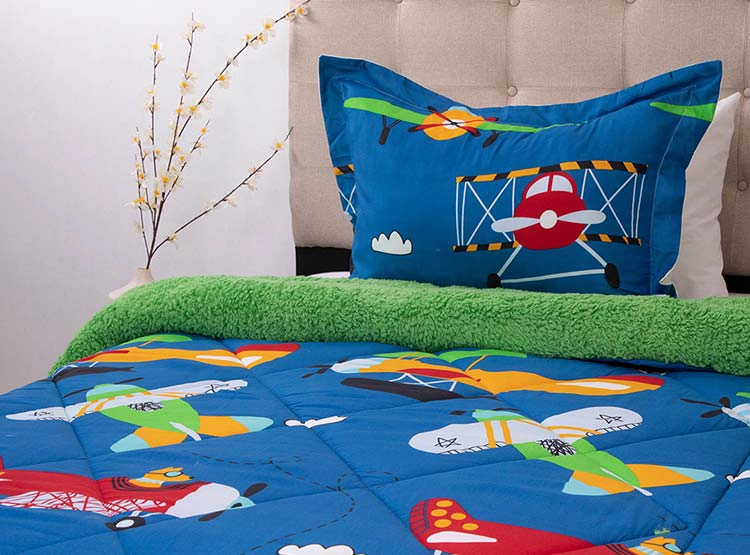 PLUMÓN DORAL SHERPA KIDS AVIÓN 1.5PL - 3