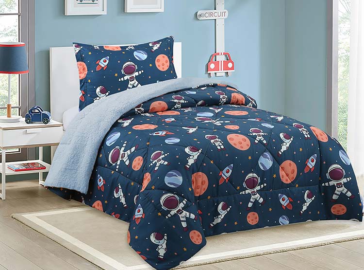 PLUMÓN DORAL SHERPA KIDS ASTRONAUTA 1.5PL - 1