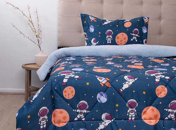 PLUMÓN DORAL SHERPA KIDS ASTRONAUTA 1.5PL - 2