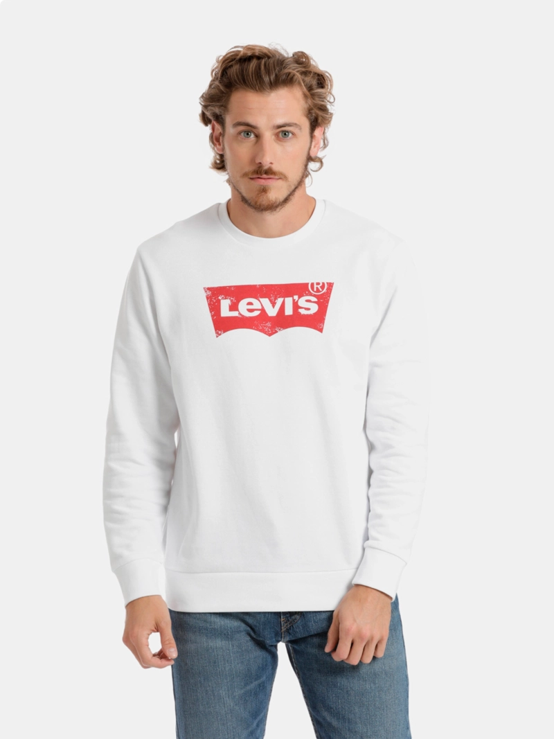 POLERÓN ALGODÓN HOMBRE LEVI'S BLANCO - 1