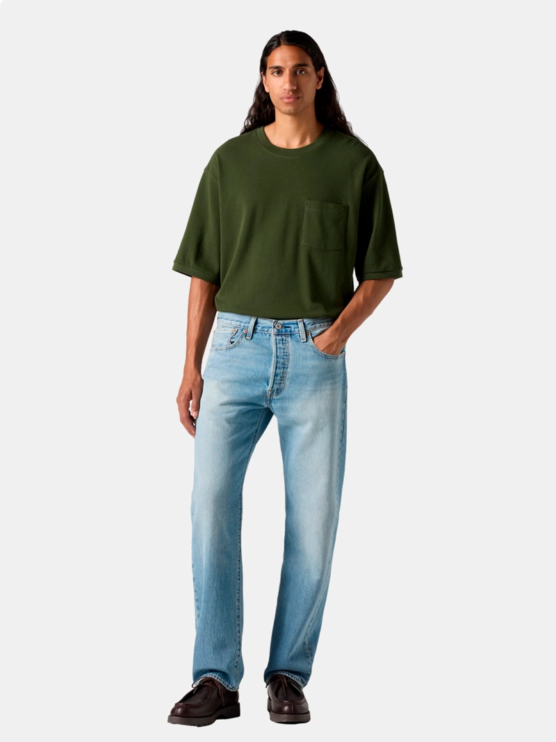 JEANS HOMBRE LEVI'S ALGODÓN 501 REGULAR FIT - 4