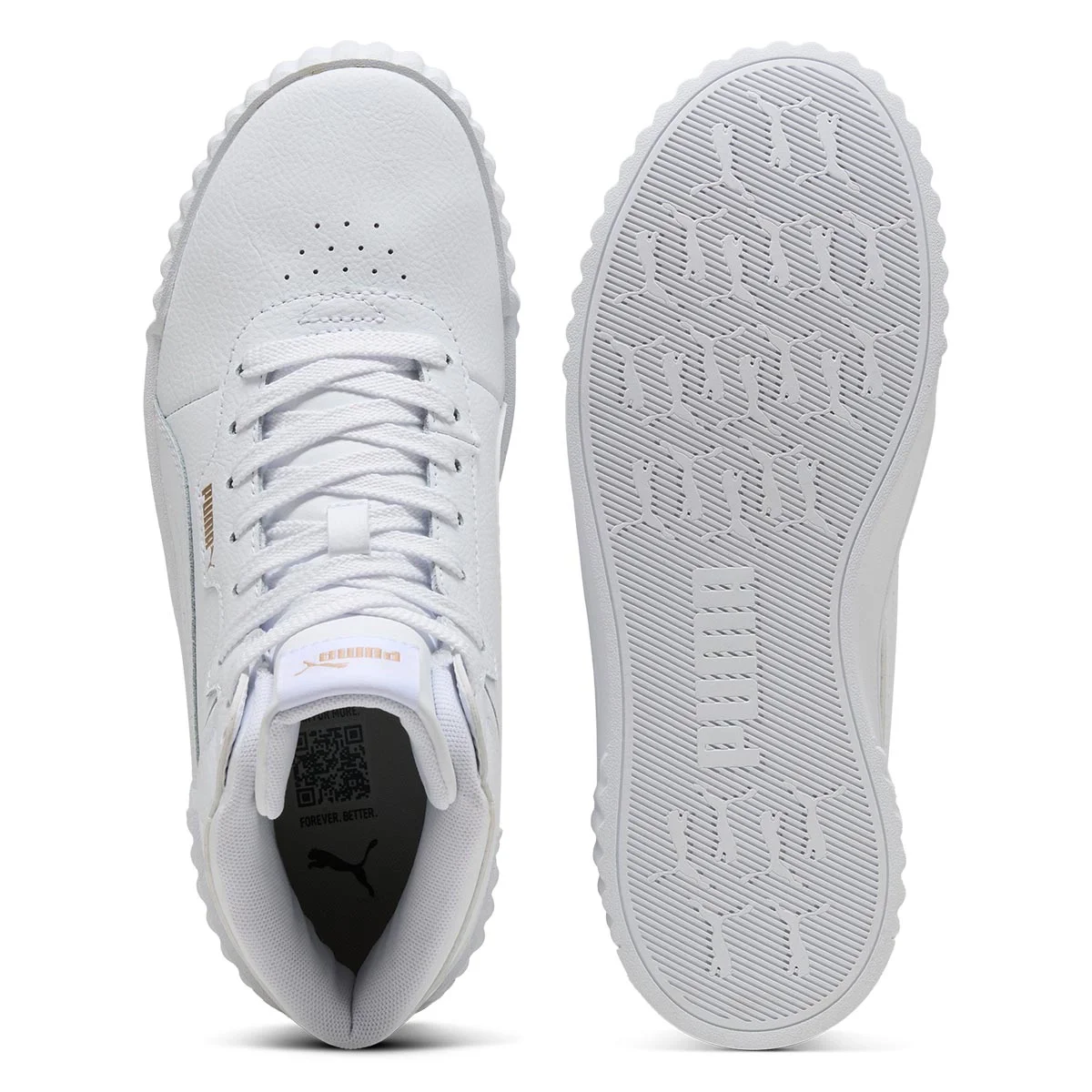 ZAPATILLAS MUJER PUMA URBANAS BLANCO CARINA STREET LUX - 4