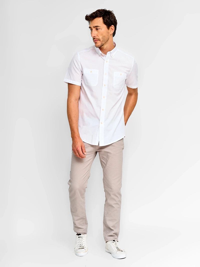 CAMISA MANGA CORTA ALGODÓN HOMBRE KENNETH STEVENS FILLY - 4