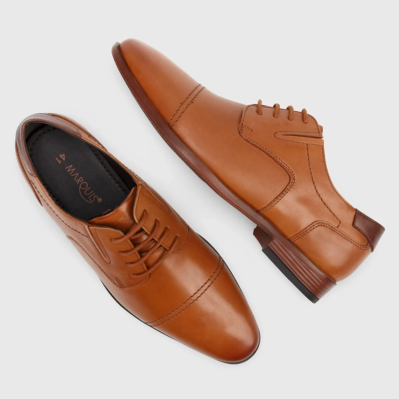 ZAPATOS CUERO HOMBRE MARQUIS CAMEL MIROPECHI - 3