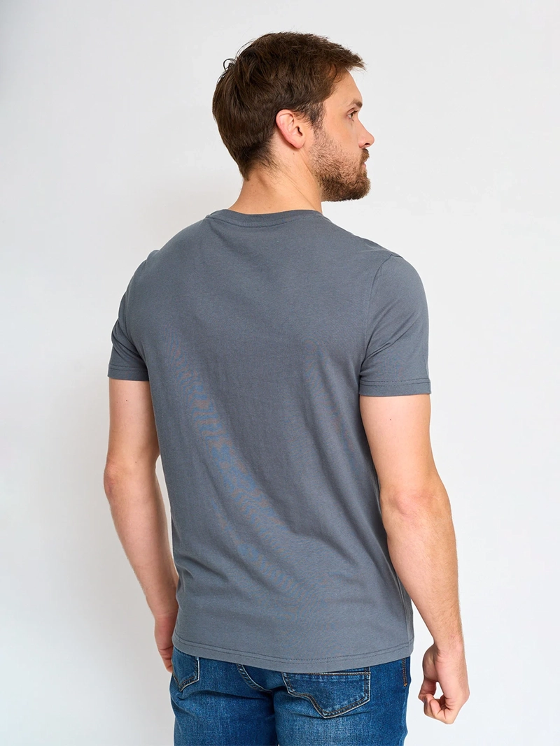 POLERA MANGA CORTA ALGODÓN HOMBRE KENNETH STEVENS CUELLO REDONDO - 2