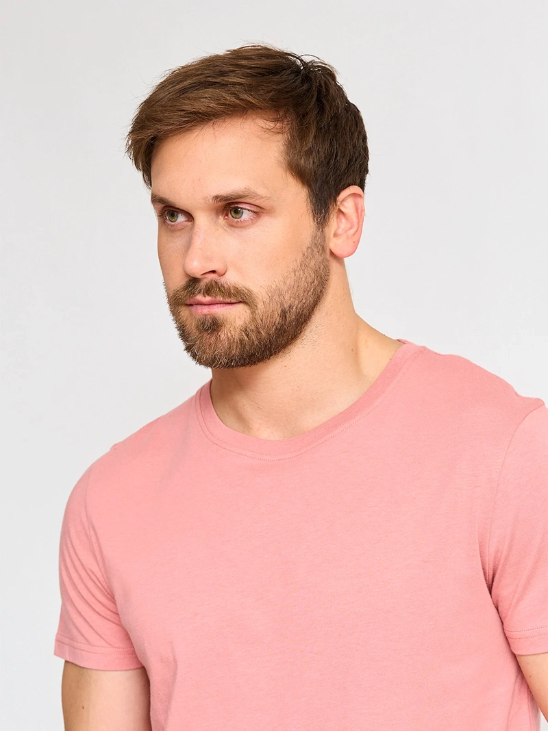 POLERA MANGA CORTA ALGODÓN HOMBRE KENNETH STEVENS CUELLO REDONDO - 3