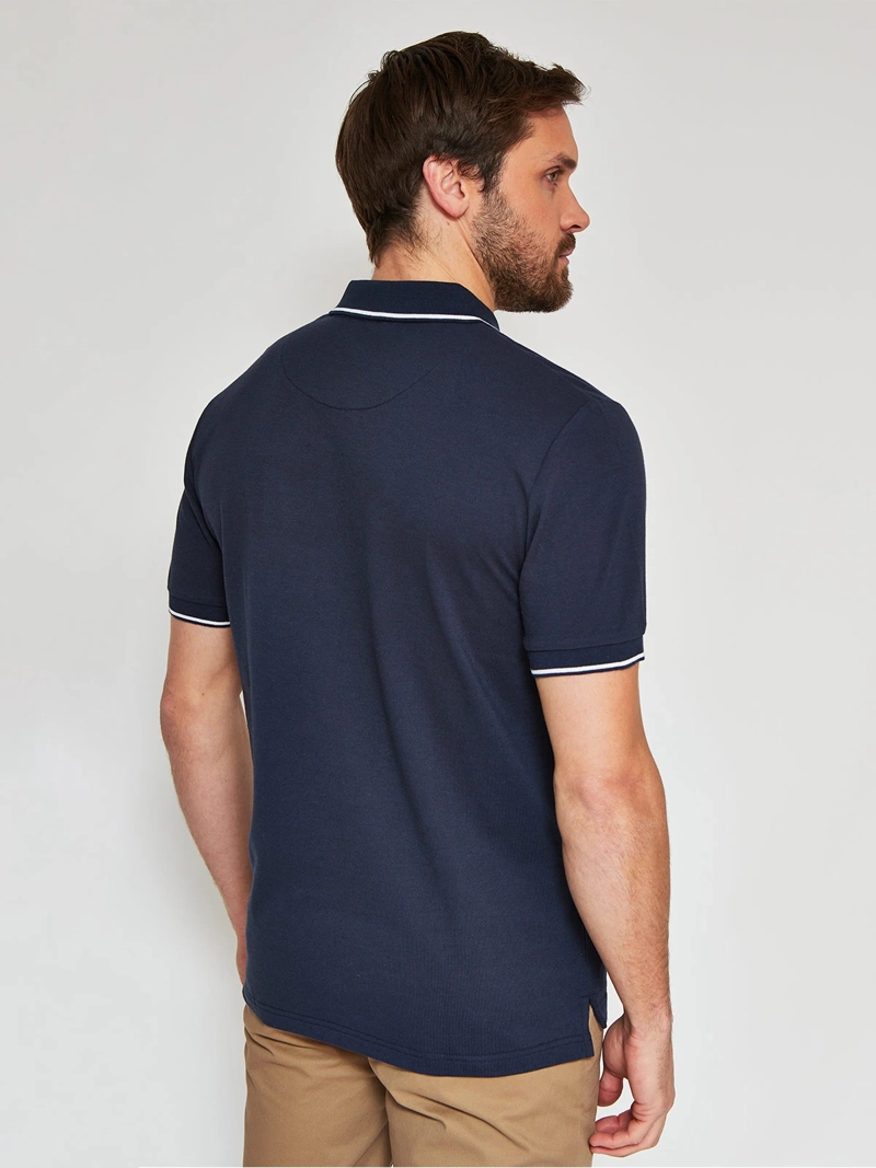 POLERA MANGA CORTA ALGODÓN HOMBRE KENNETH STEVENS PIQUÉ - 2