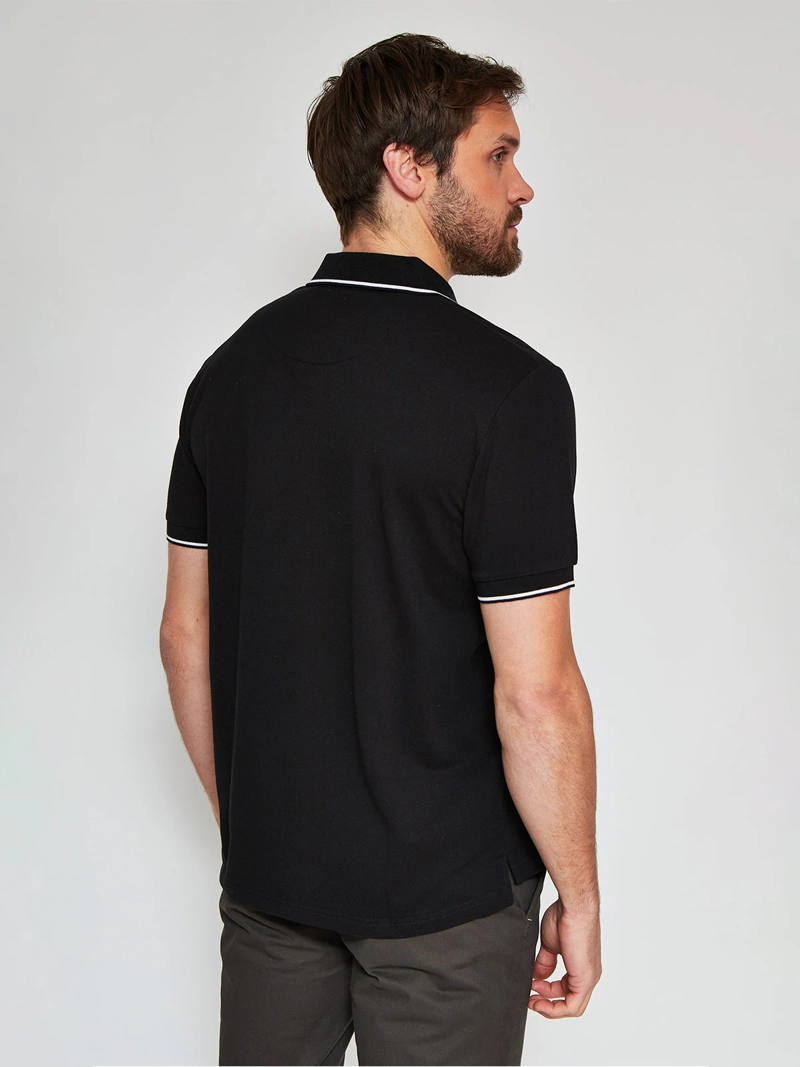 POLERA MANGA CORTA ALGODÓN HOMBRE KENNETH STEVENS PIQUÉ - 2