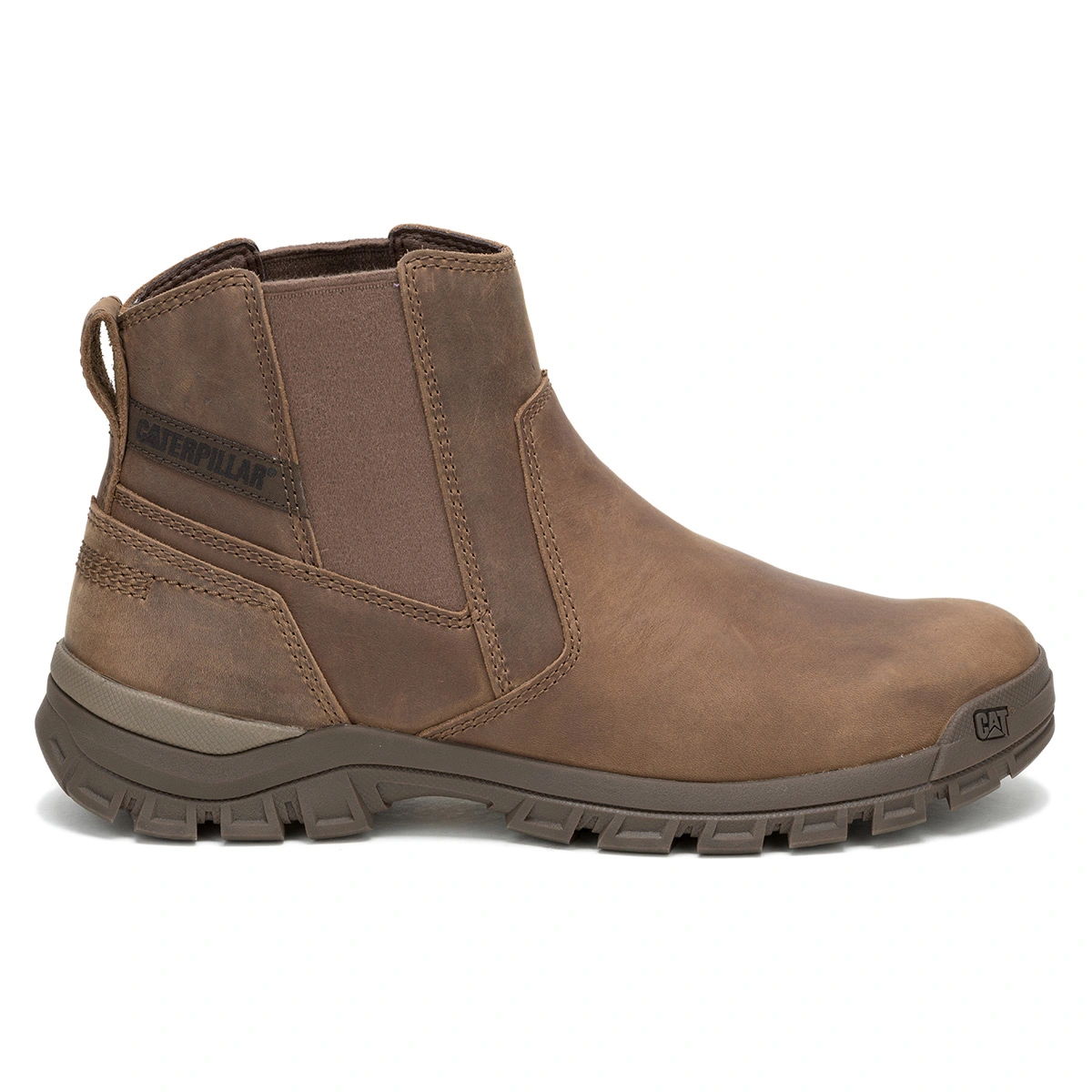 BOTINES HOMBRE CATERPILLAR CASUALES CAFÉ THRESHOLD CHELSEA CUERO - 1