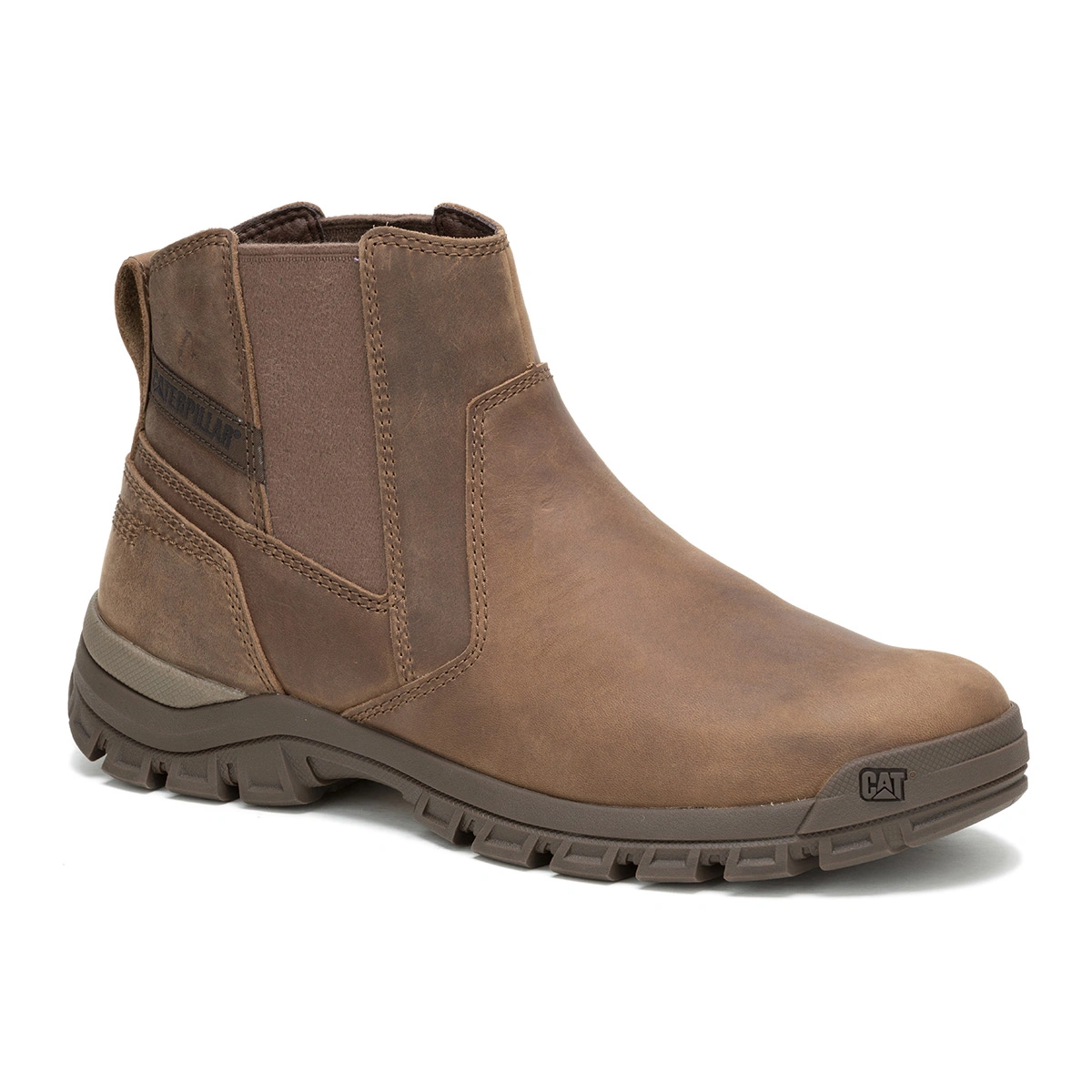 BOTINES HOMBRE CATERPILLAR CASUALES CAFÉ THRESHOLD CHELSEA CUERO - 2