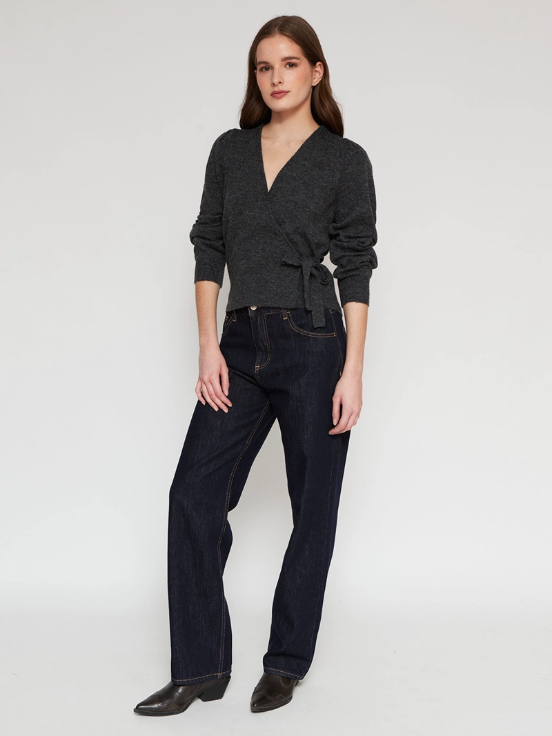 SWEATER MUJER MARQUIS CRUZADO AMARRA - 4